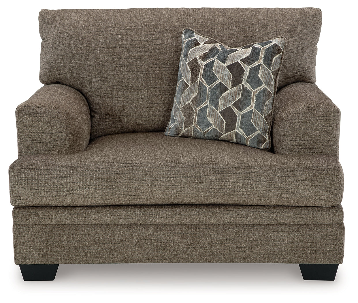 close-up detail of nutmeg fabric on Stonemeade sofa