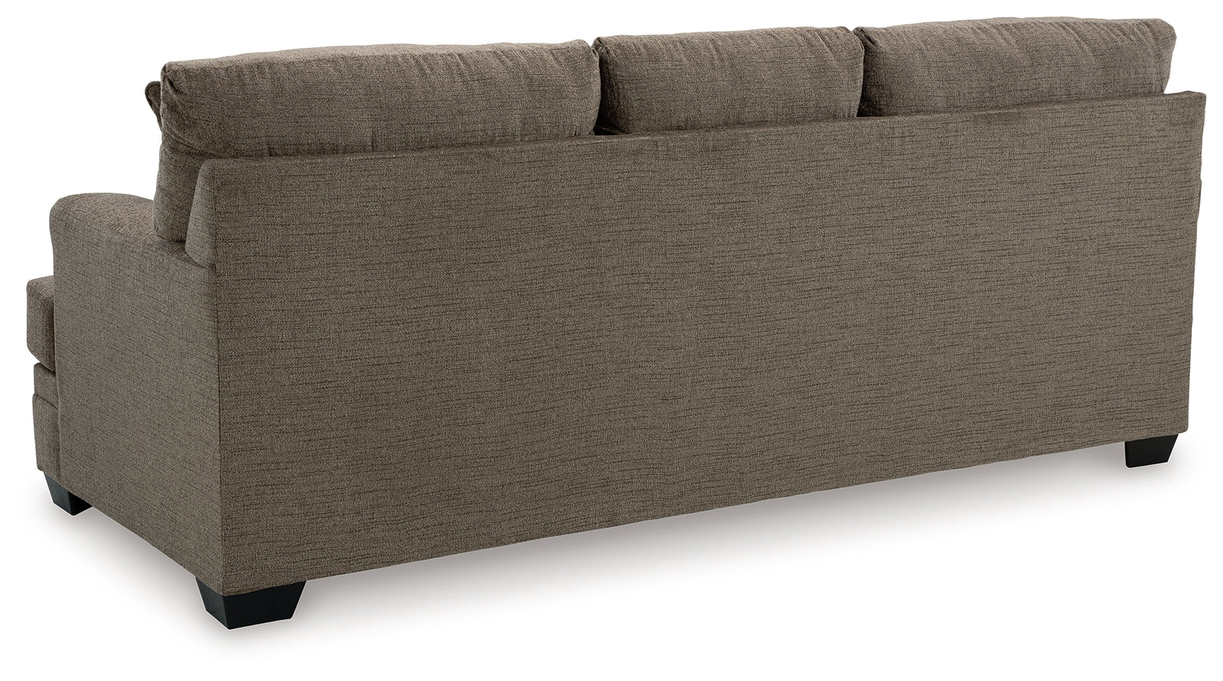 front view of loveseat and ottoman in Nutmeg