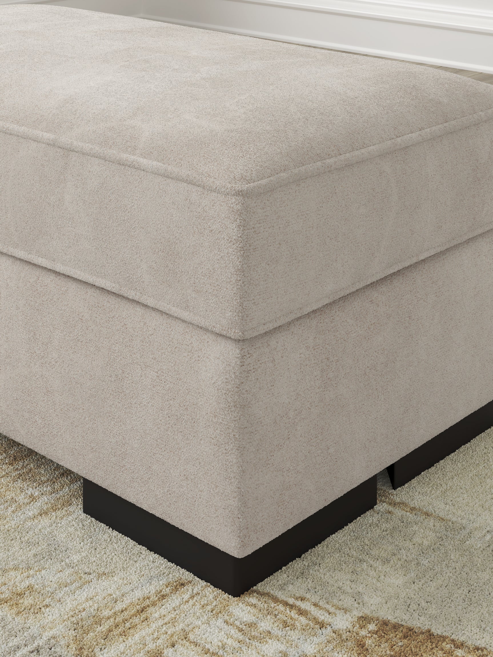 Close-up of fabric texture on Taupe Profile Chair
