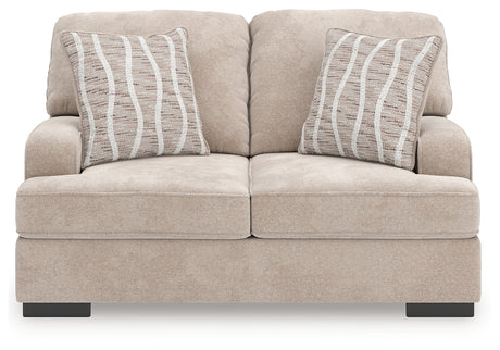 High Profile Loveseat head-on front view