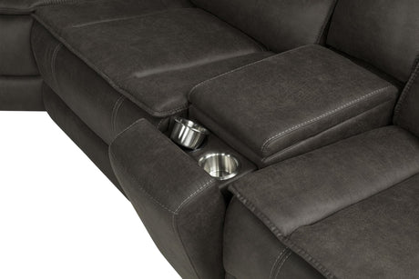 Marcell 3-Piece Power Reclining Loveseat with Charging Console Grey — product image 11