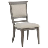 Cresswell Tan Upholstered Dining Side Chair Set of 2 — product image 3