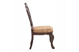 Deryn Park Cherry Traditional Solid Wood Plush Upholstered Seat Rectangular Dining Room Set - Ella Furniture