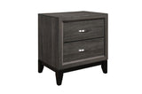 Side angle of Davi Nickel Platform Bed