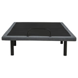 Weston Full Dual-Motor Massage Adjustable Bed Base in Black and Grey — product image 4