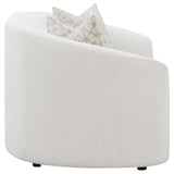 Rainn Boucle Upholstered Sloped Arm Loveseat Latte — product image 8