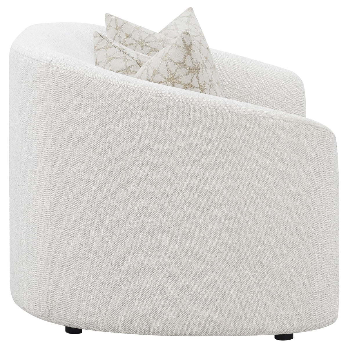 Rainn Boucle Upholstered Sloped Arm Loveseat Latte — product image 8