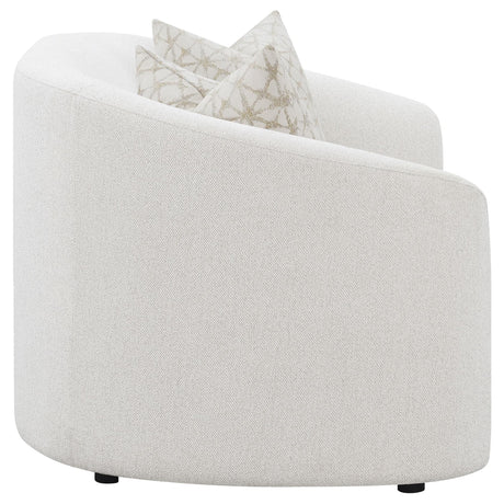 Rainn Boucle Upholstered Sloped Arm Loveseat Latte — product image 8