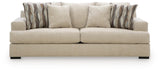 Lofwood Oatmeal Chenille Sofa — front view
