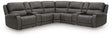 5Z - Pittson Anchor Leather 7-Piece Power Reclining Sectional view 4
