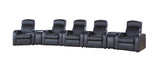 Cyrus recliner sectional with cup holders and storage console