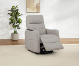 Dayes Recliner rear view of upholstery and frame