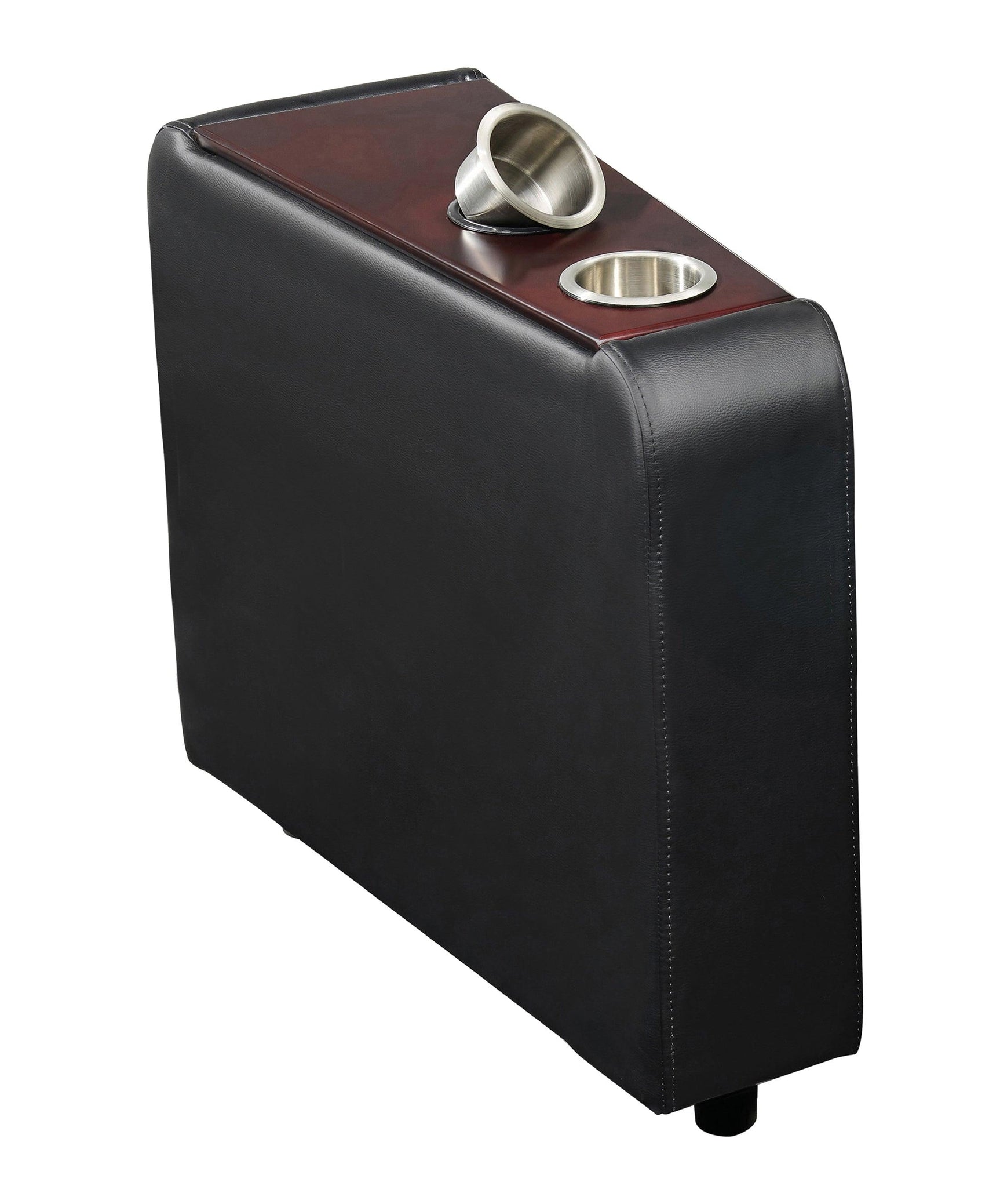 Toohey Black Leatherette Recliner mechanism detail