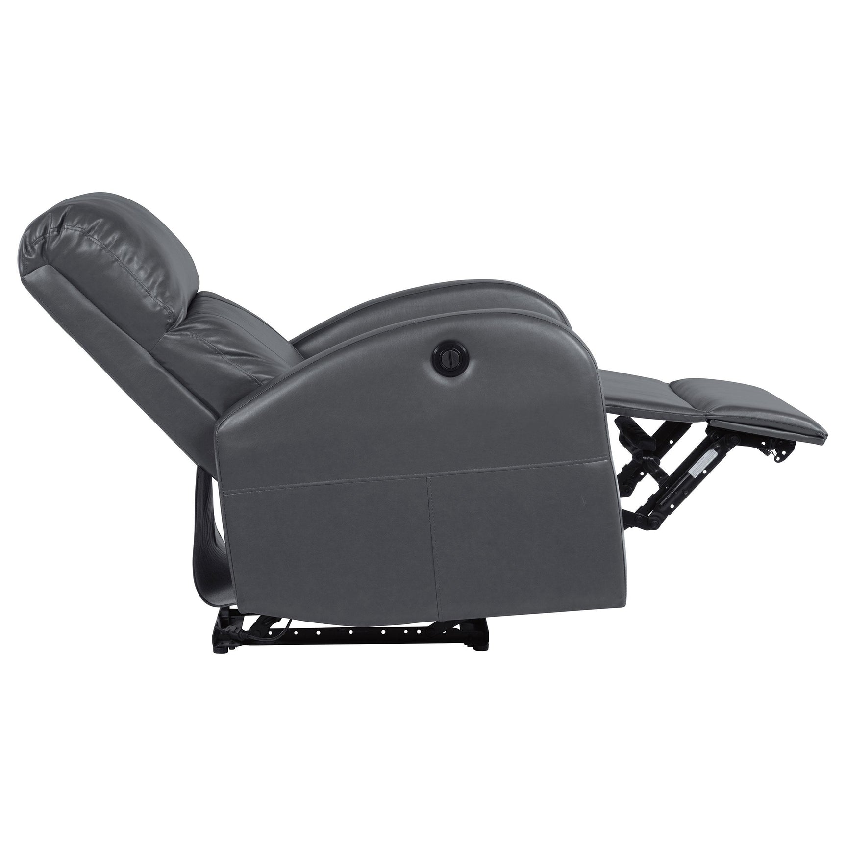 Plush foam cushions on seat and back of Grant recliner