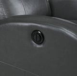 Plastic glides under base of Grant power recliner chair