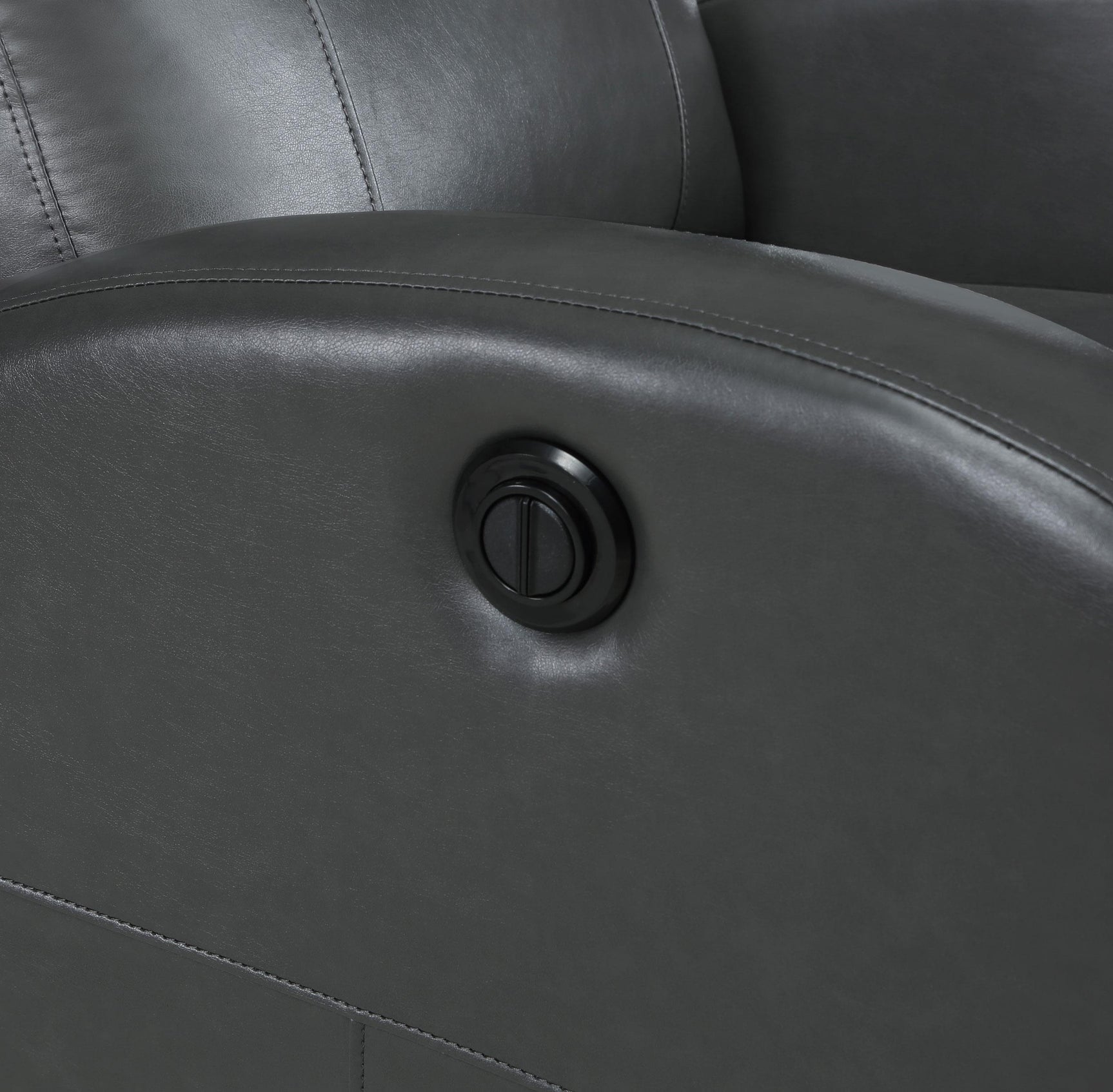 Plastic glides under base of Grant power recliner chair
