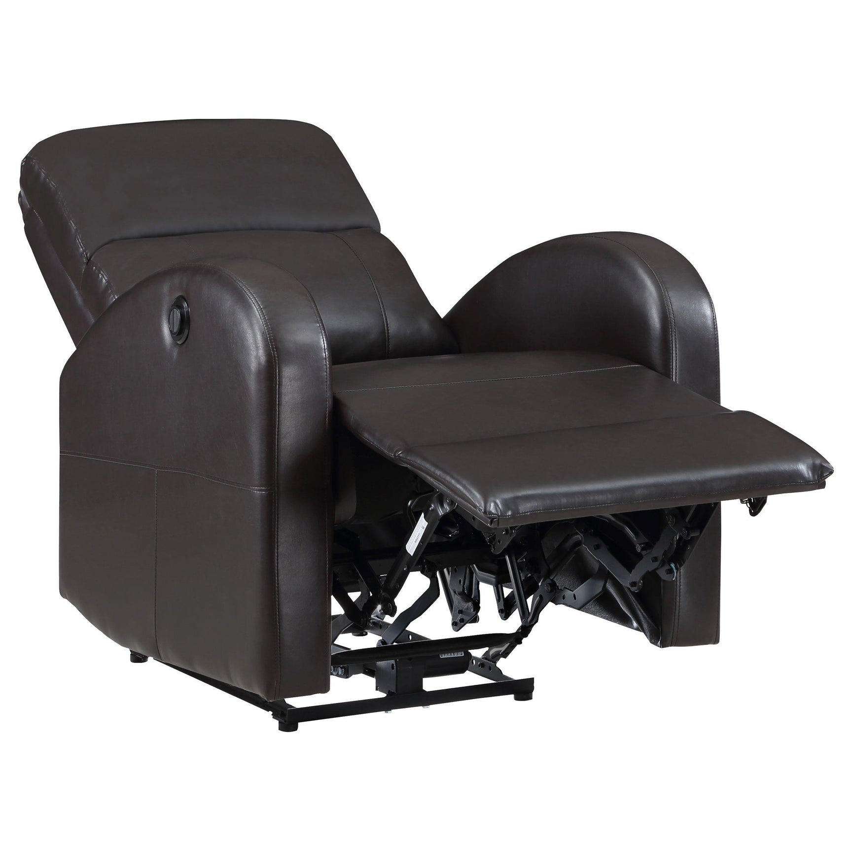 Reclined position of Grant power recliner chair