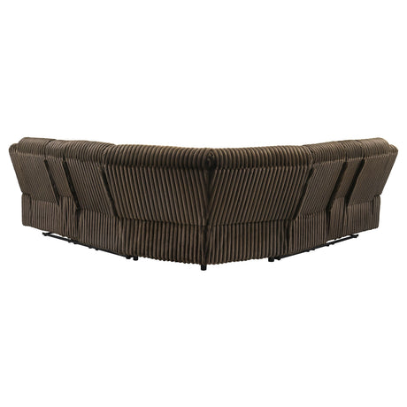 Reclining section of the Atkinson sectional sofa