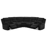 Side profile of Atkinson reclining sectional sofa