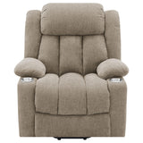 Side angle of Houston power lift recliner chair