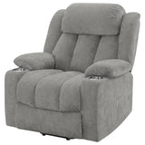 Houston recliner fully reclined side angle