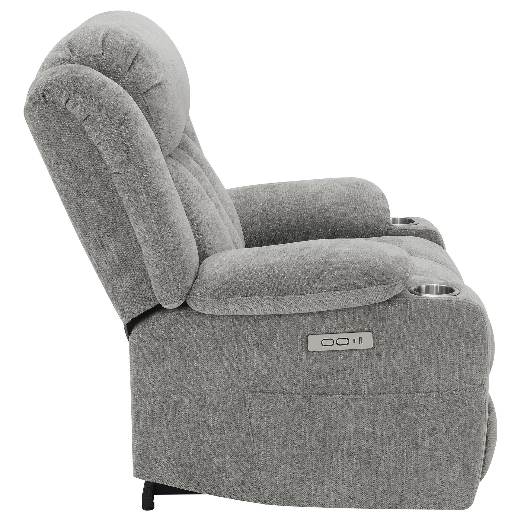 Houston recliner with footrest extended