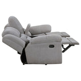 Cup holder and storage compartment open view