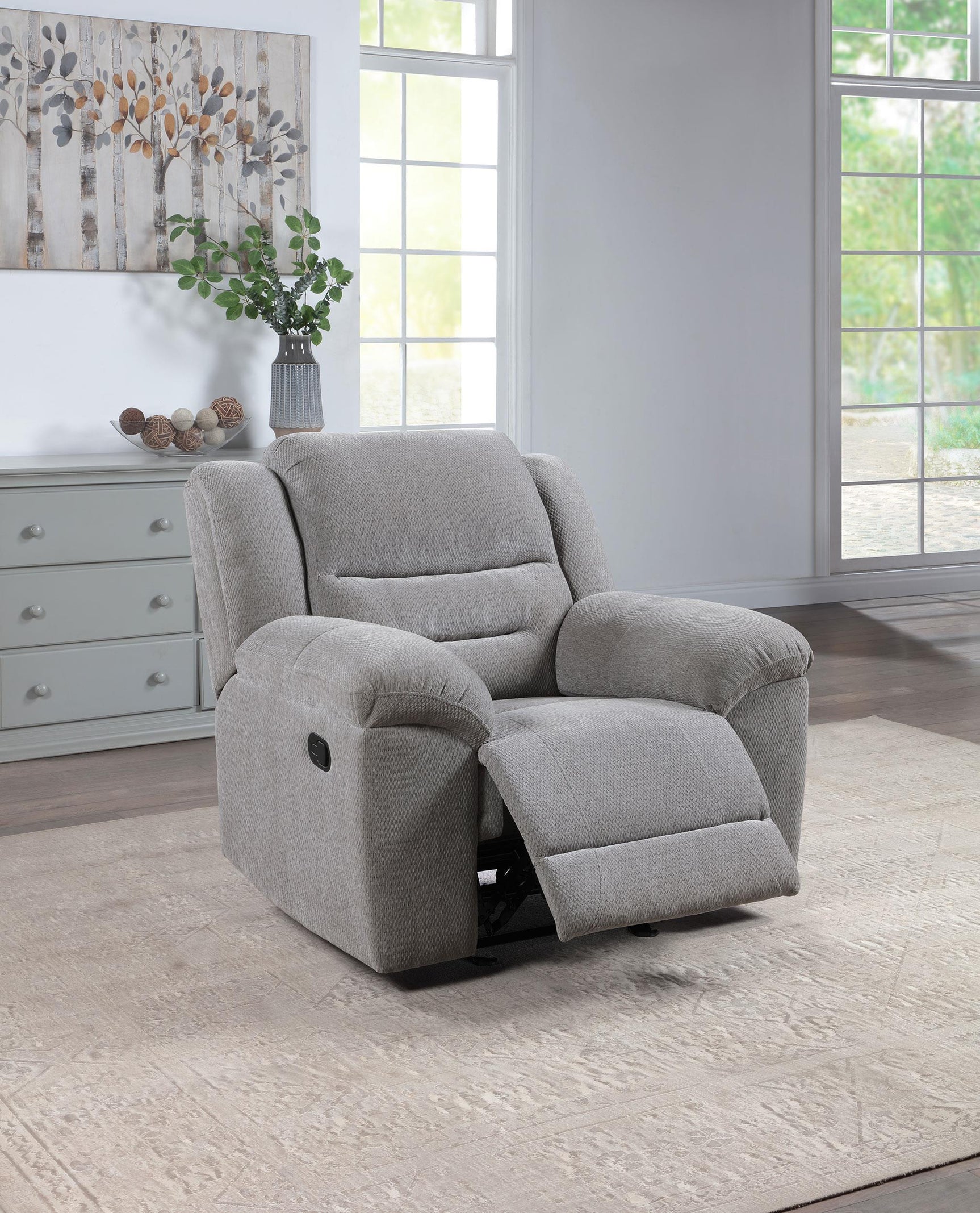 Glider Recliner Cup Holders Detail