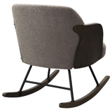 Mid-back design of rocking chair