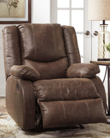 Main view of Bladewood Coffee Faux Leather Recliner