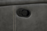 Base of Raelynn power lift recliner with plastic glide