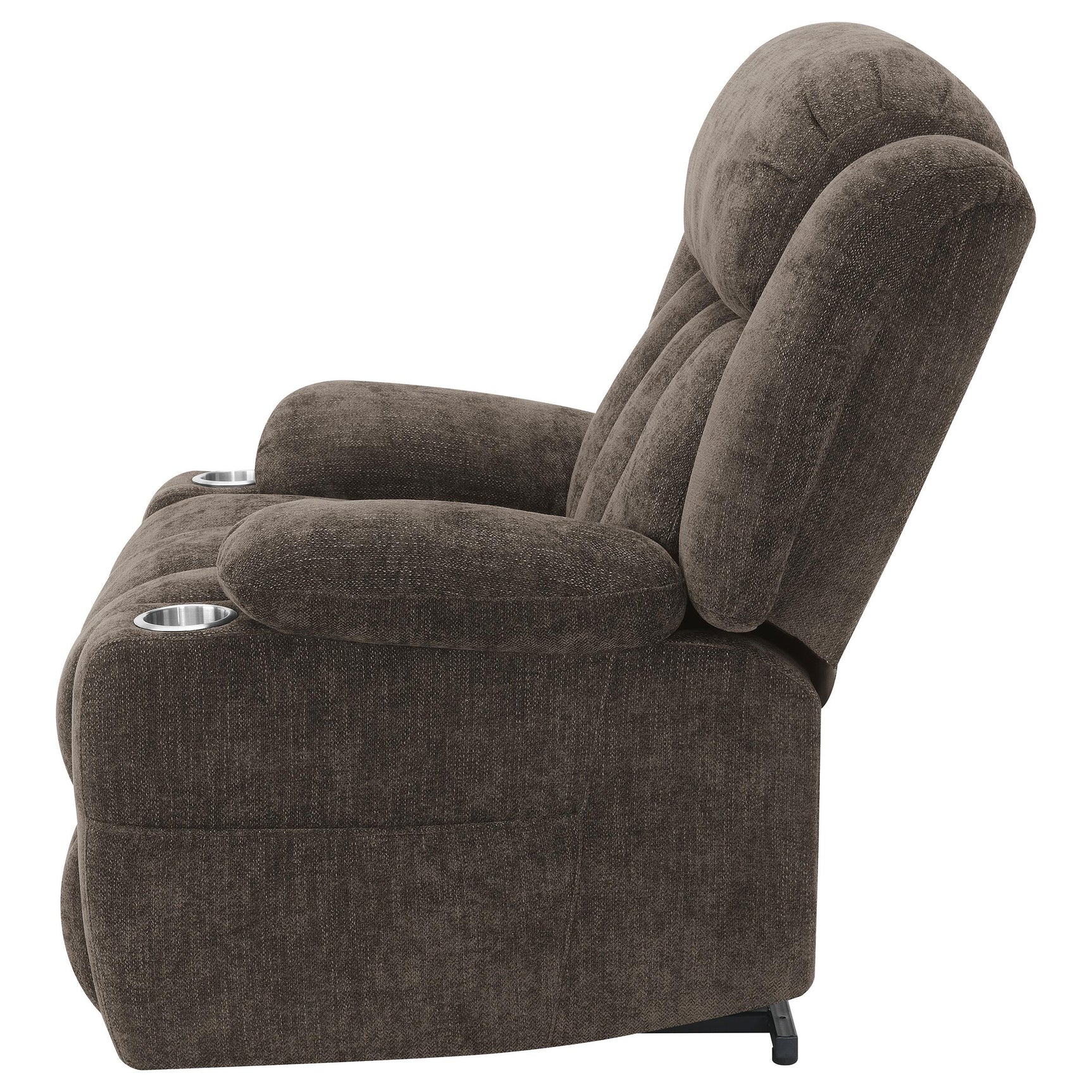 Foam cushions and pillowtop armrests detail