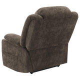 Houston chair with metal and wood frame visible