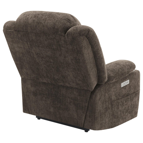 Back view of Houston power lift recliner chair