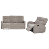 Hamilton reclining loveseat side angle