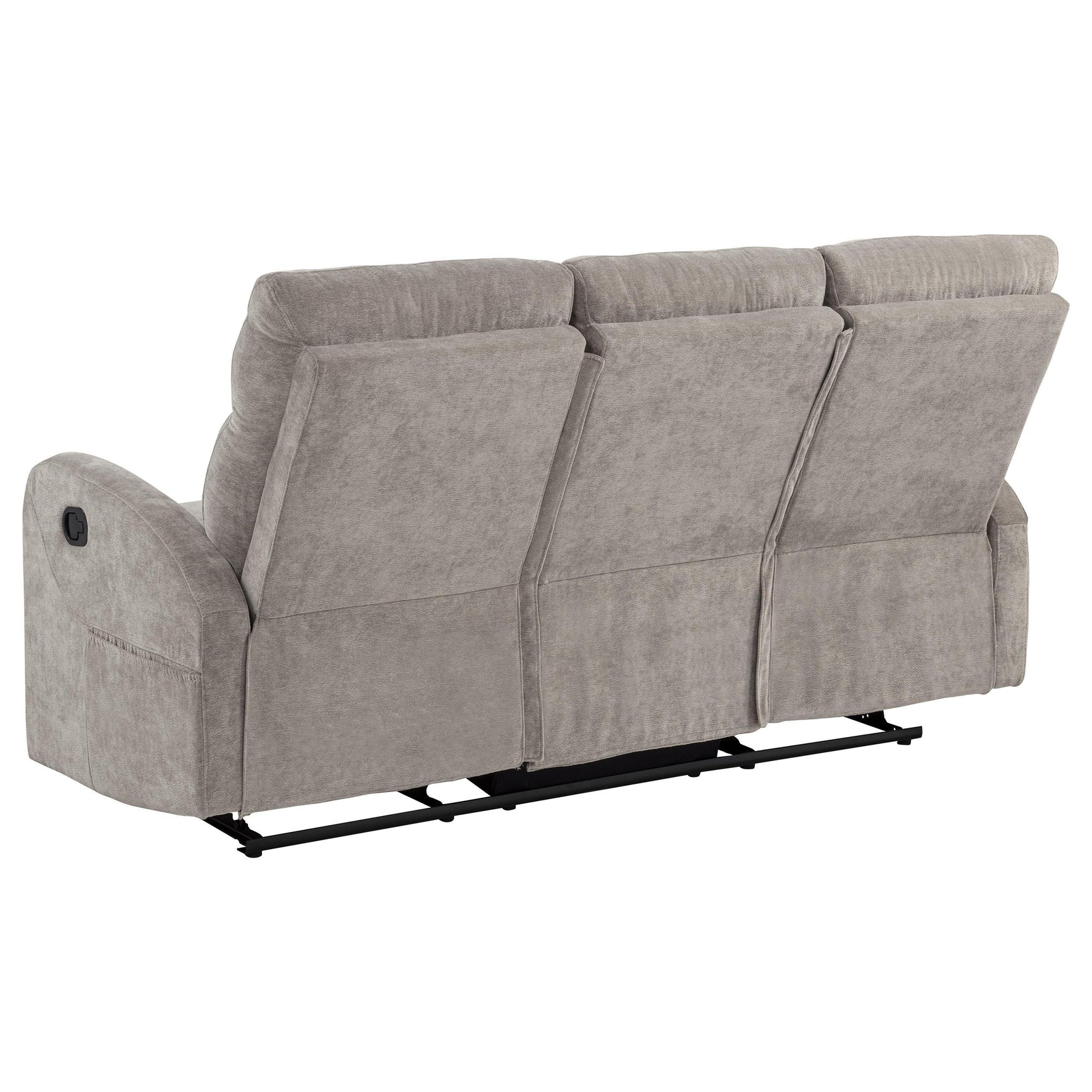 Hamilton 3-piece Chenille Manual Reclining Sofa Set Sand
