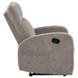 Attached seat and back cushions detail