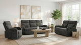 Hamilton reclining sofa close-up showing chenille fabric texture