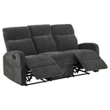 Segmented back and plush pillow arms of Hamilton sofa