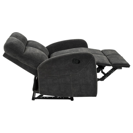 Hamilton loveseat reclining action demonstration