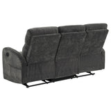 Overall height view of Hamilton reclining sofa