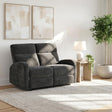 Close-up of Hamilton loveseat upholstery and cushion detail