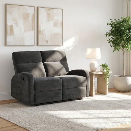 Close-up of Hamilton loveseat upholstery and cushion detail