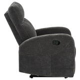 Back view of Hamilton Chenille recliner