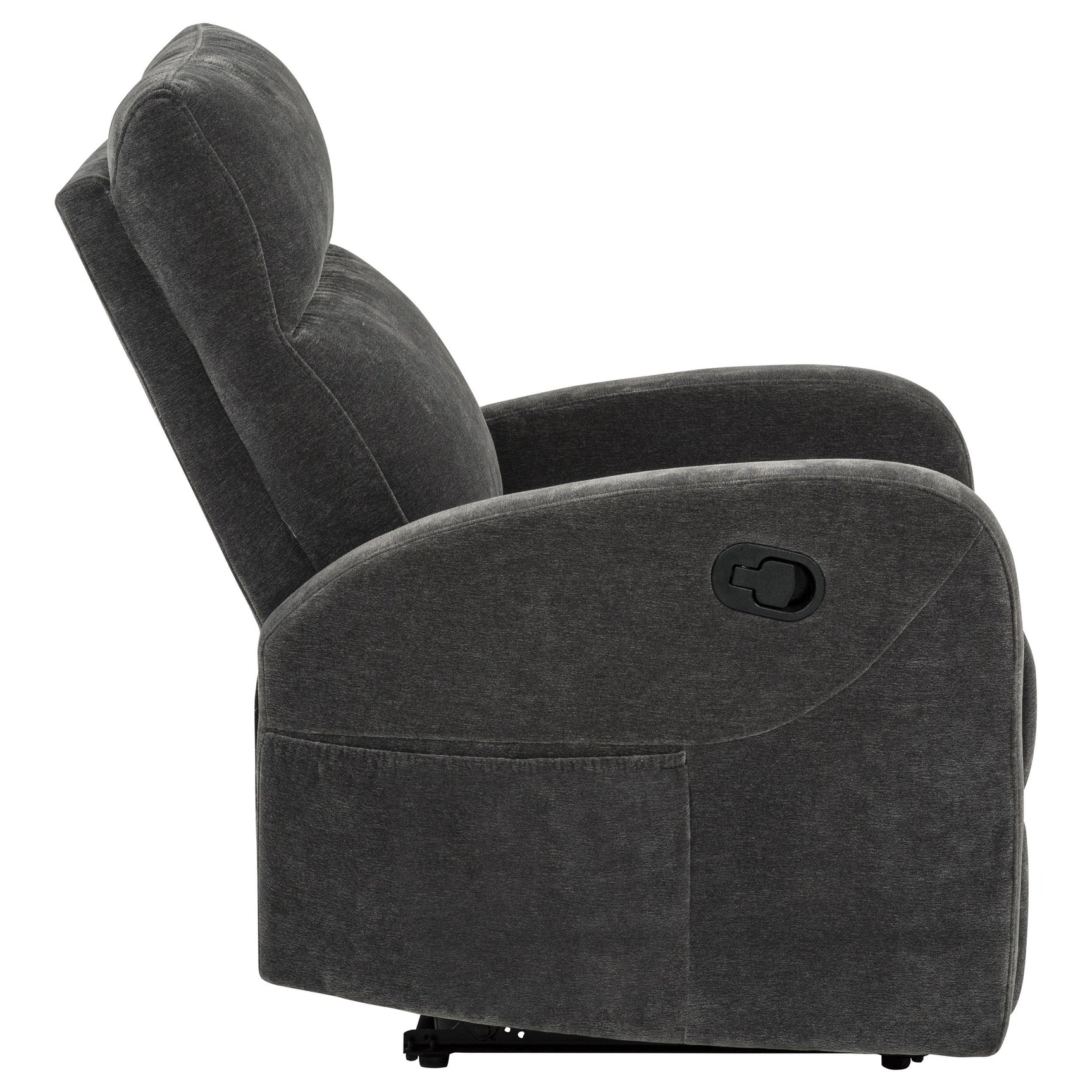 Back view of Hamilton Chenille recliner