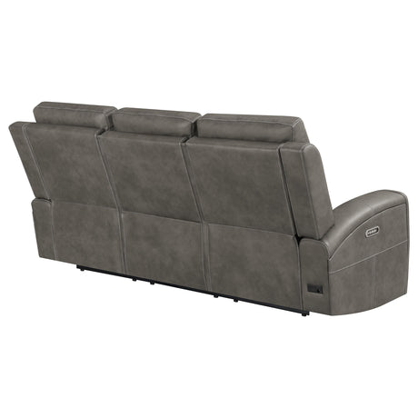 Side angle showing sofa profile