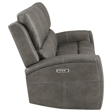 Power reclining mechanism activated