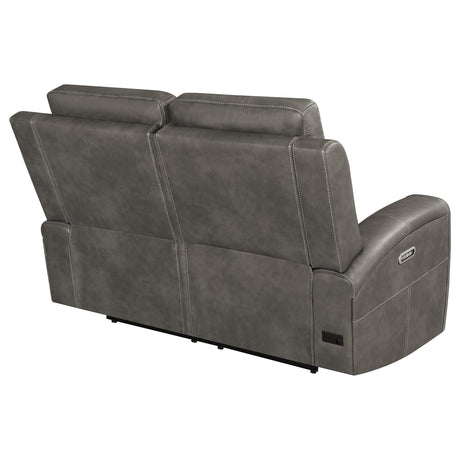 Seating cushions and sinuous spring support of Brickston Loveseat