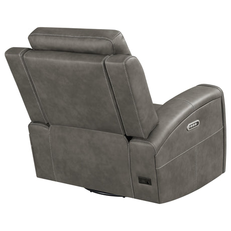 Hidden cup holders in recliner arm