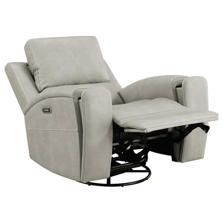 Power headrest in reclining position